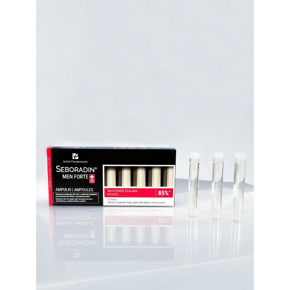 Seboradin Men Forte ampułki – kuracja przeciw wypadaniu włosów (14 amp. x 5.5 ml) - zdjęcie produktu