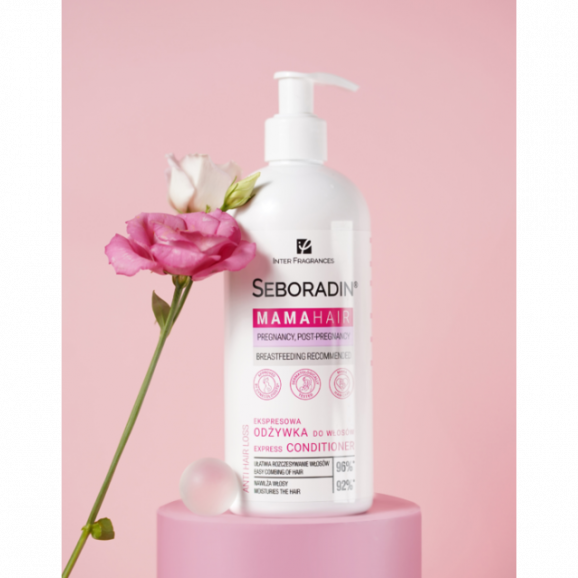 Seboradin Mama Hair Odżywka do włosów ekspresowa dla kobiet w ciąży i w okresie okołoporodowym (400 ml) - zdjęcie produktu