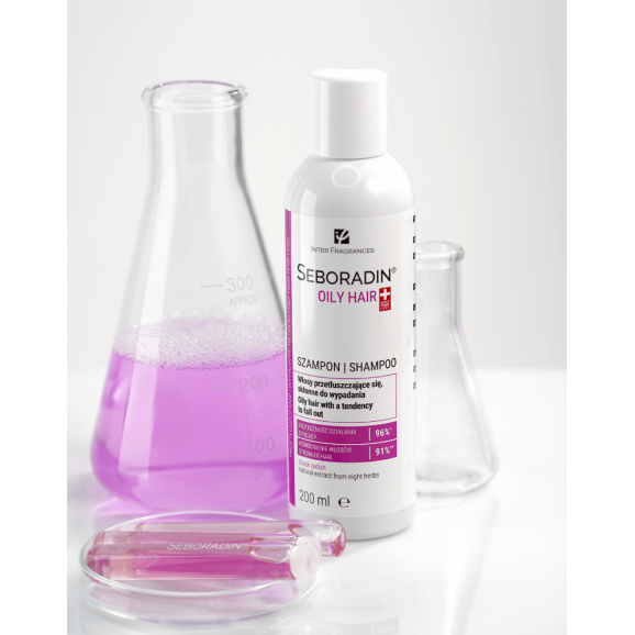 Seboradin Oily Hair Szampon do włosów przetłuszczających się i skłonnych do wypadania (200 ml) - zdjęcie produktu