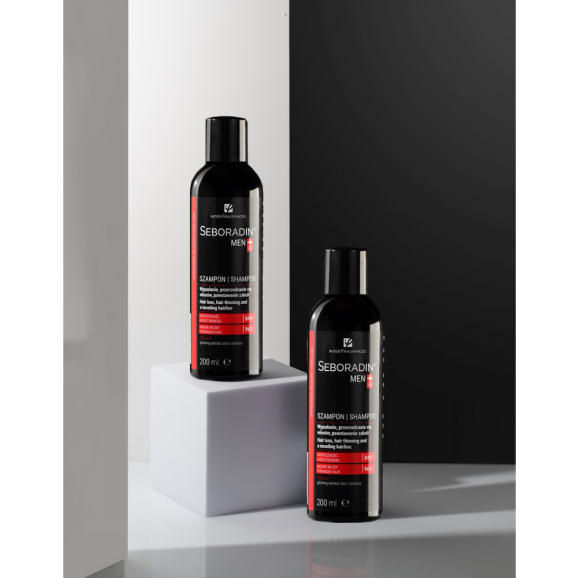 Seboradin MEN Szampon przeciw wypadaniu włosów dla mężczyzn, 200 ml - zdjęcie produktu