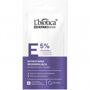 L'biotica Dermomask, intensywnie regenerująca maska z witaminą E (8 ml) - zdjęcie produktu