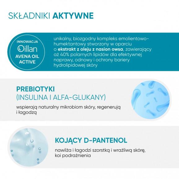 Oillan Nawilżająca pianka do mycia twarzy, ciała i włosów 3w1 (200 ml) - zdjęcie produktu