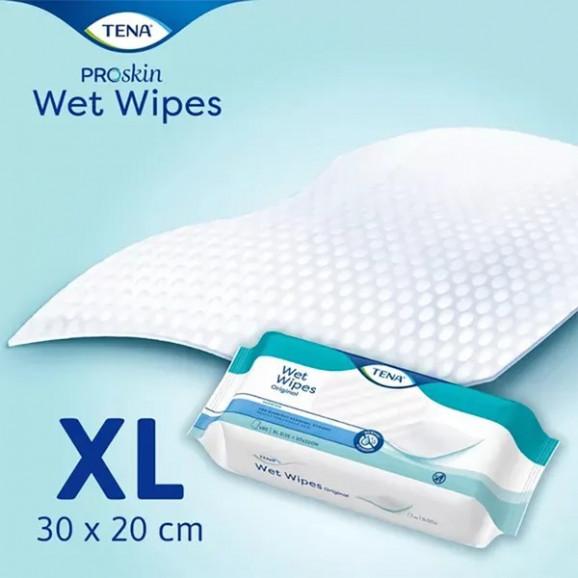 Tena Wet Wipes Original – chusteczki nawilżane do higieny osobistej (48 sztuk) - zdjęcie produktu