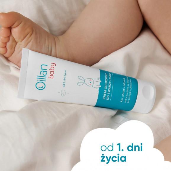 Oillan Baby Krem ochronny do twarzy i ciała od 1 dnia życia (75 ml) - zdjęcie produktu