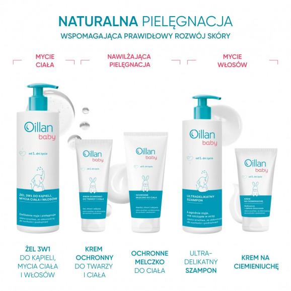 Oillan Baby Krem ochronny do twarzy i ciała od 1 dnia życia (75 ml) - zdjęcie produktu