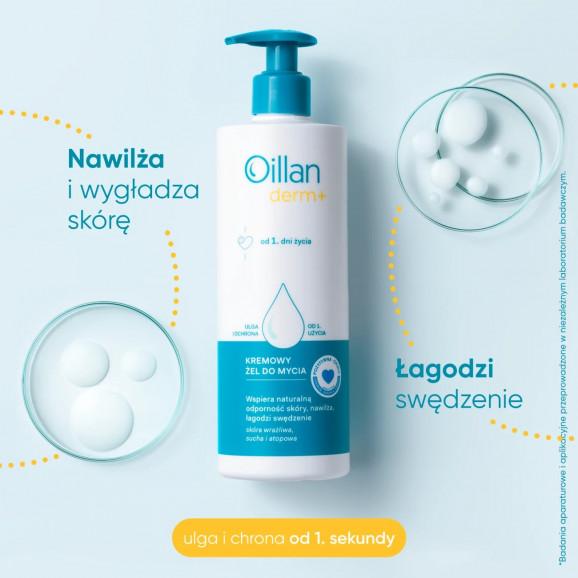 Oillan Derm+ Kremowy żel do mycia od 1 dnia życia (400 ml) - zdjęcie produktu