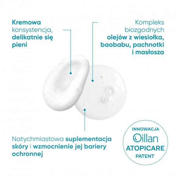 Oillan Derm+ Kremowy żel do mycia od 1 dnia życia (400 ml) - zdjęcie produktu