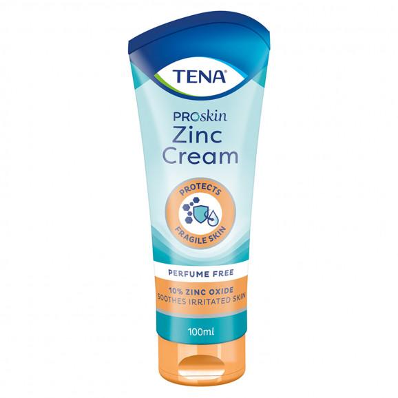 TENA Zinc Cream – krem łagodzący z cynkiem (100 ml) TENA Zinc Cream – krem łagodzący z cynkiem (100 ml) - zdjęcie produktu