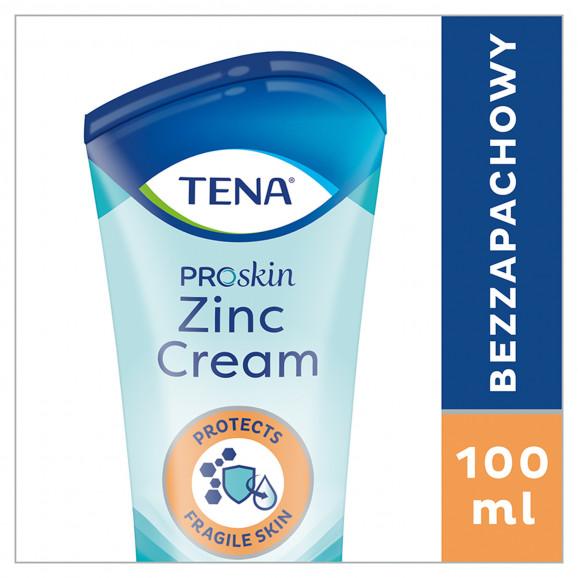 TENA Zinc Cream – krem łagodzący z cynkiem (100 ml) TENA Zinc Cream – krem łagodzący z cynkiem (100 ml) - zdjęcie produktu