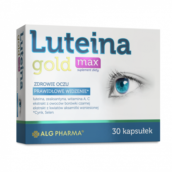 Alg Pharma Luteina Gold Max - 30 kapsułek Alg Pharma Luteina Gold Max - 30 kapsułek - zdjęcie produktu