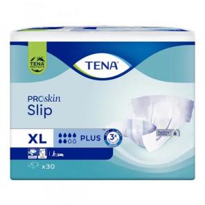 TENA ProSkin Slip Plus – pieluchomajtki dla dorosłych, rozmiar XL (30 sztuk) - zdjęcie produktu