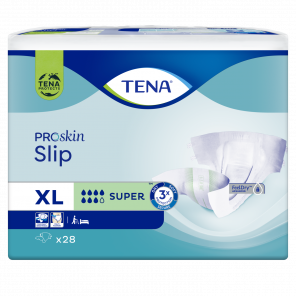 TENA ProSkin Slip Super – pieluchomajtki dla dorosłych, rozmiar XL (28 sztuk) - zdjęcie produktu
