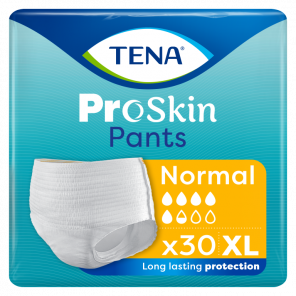 TENA ProSkin Pants Normal – majtki chłonne, rozmiar XL (30 sztuk) - zdjęcie produktu