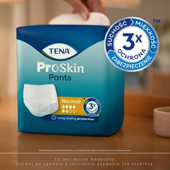 TENA ProSkin Pants Normal – majtki chłonne, rozmiar XL (30 sztuk) - zdjęcie produktu