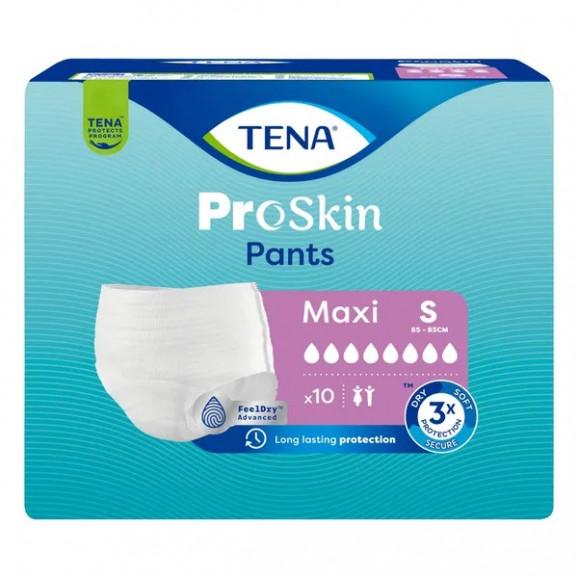 TENA ProSkin Pants Maxi – majtki chłonne, rozmiar S (10 sztuk) - zdjęcie produktu