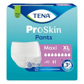 TENA ProSkin Pants Maxi – majtki chłonne, rozmiar XL (10 sztuk) - zdjęcie produktu