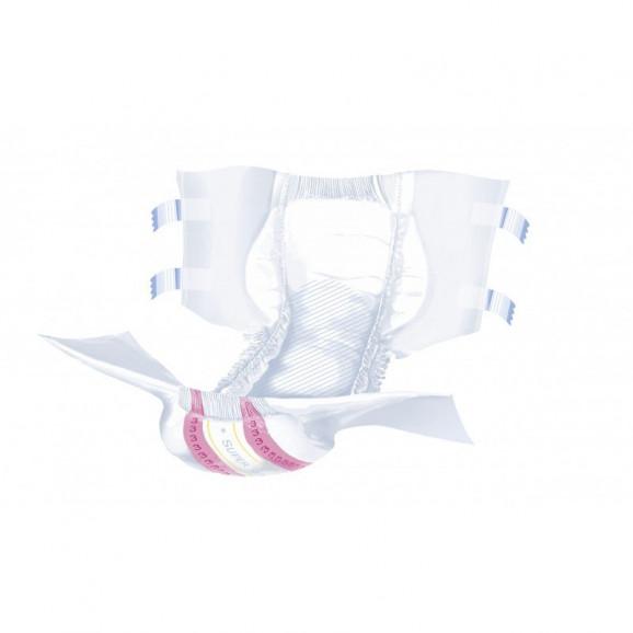 Seni Super Quatro - pieluchomajtki dla dorosłych zapinane na rzepy, rozmiar L (10 sztuk) - zdjęcie produktu