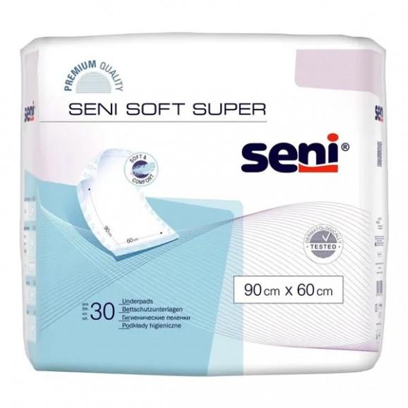 Seni Soft Super – podkłady higieniczne (90x60 cm) 30 szt. Seni Soft Super – podkłady higieniczne (90x60 cm) 30 szt. - zdjęcie produktu