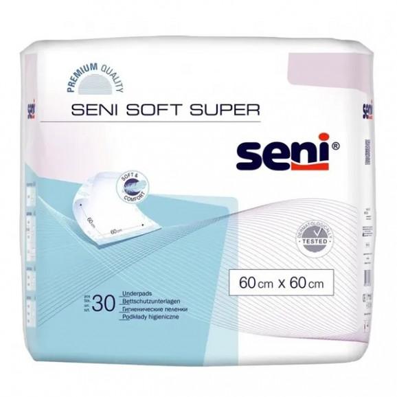Seni Soft Super – podkłady higieniczne (60x60 cm) 30 szt. Seni Soft Super – podkłady higieniczne (60x60 cm) 30 szt. - zdjęcie produktu