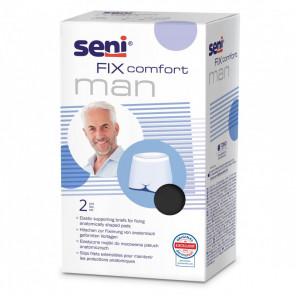 Seni Fix Comfort Man – majtki mocujące dla mężczyzn, czarne, rozmiar L (2 szt.) - zdjęcie produktu