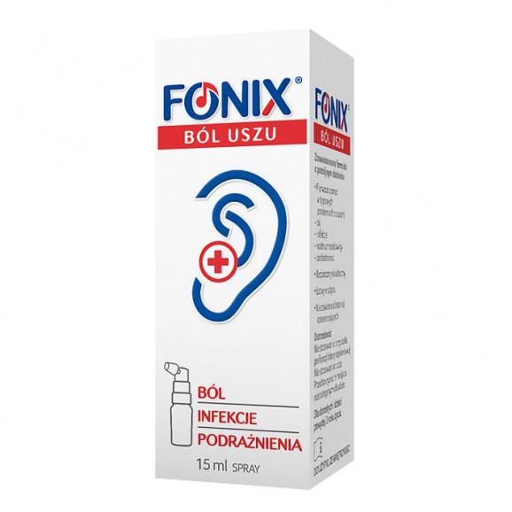 Fonix Ból Uszu – spray na ból uszu (15 ml) Fonix Ból Uszu – spray na ból uszu (15 ml) - zdjęcie produktu