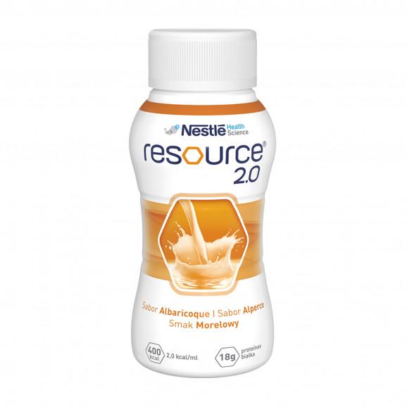 Nestle Resource 2.0 smak morelowy – żywność specjalnego przeznaczenia medycznego (4 x 200 ml) Nestle Resource 2.0 smak morelowy – żywność specjalnego przeznaczenia medycznego (4 x 200 ml) - zdjęcie produktu