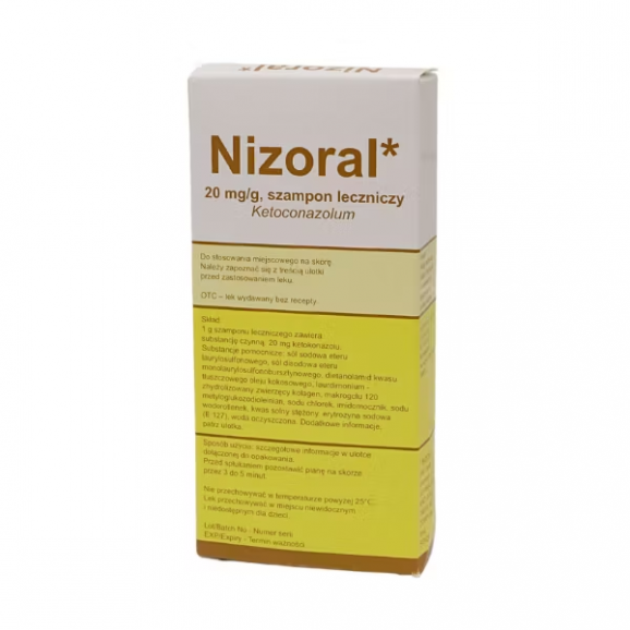 Nizoral szampon leczniczy 20 mg/g (120 ml) Nizoral szampon leczniczy 20 mg/g (120 ml) - zdjęcie produktu