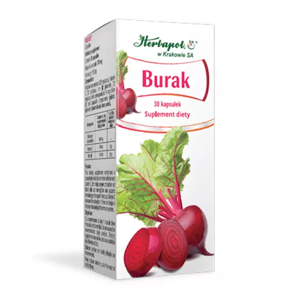 Herbapol Burak, kapsułki, 30 sztuk