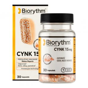 Biorythm Cynk 15 mg – suplement diety (30 kapsułek) - zdjęcie produktu