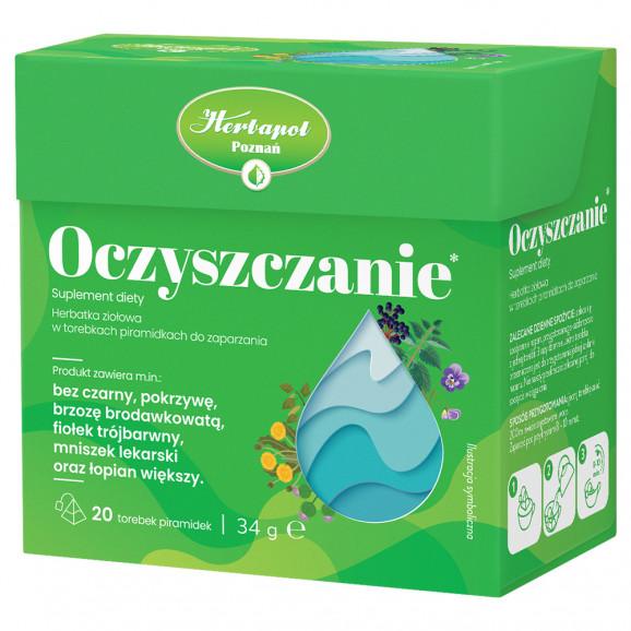 Herbapol Oczyszczanie Herbata do zaparzania - suplement diety (20 torebek) - zdjęcie produktu