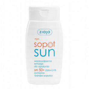 Ziaja Sopot Sun Wodoodporna emulsja do opalania, SPF 50+ (125 ml) - zdjęcie produktu