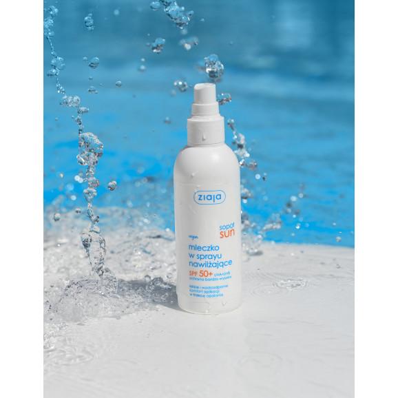 Ziaja Sopot Sun Mleczko nawilżające w sprayu, SPF 50+ (170 ml) - zdjęcie produktu