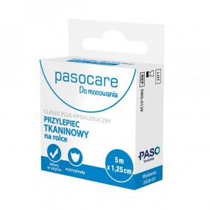 Pasocare Classic Roll Plaster tkaninowy na rolce, 5m x 1,25 cm, 1 sztuka - zdjęcie produktu