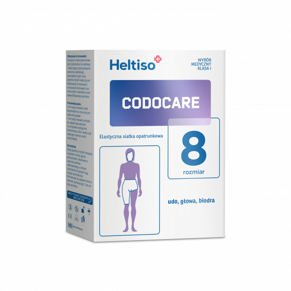 Heltiso Codocare elastyczna siatka opatrunkowa, rozmiar 8 (100 cm) 1 sztuka Heltiso Codocare elastyczna siatka opatrunkowa, rozmiar 8 (100 cm) 1 sztuka - zdjęcie produktu