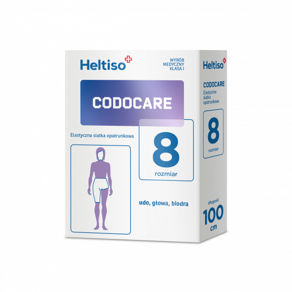 Heltiso Codocare elastyczna siatka opatrunkowa, rozmiar 8 (100 cm) 1 sztuka Heltiso Codocare elastyczna siatka opatrunkowa, rozmiar 8 (100 cm) 1 sztuka - zdjęcie produktu
