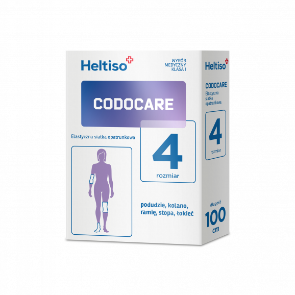 Heltiso Codocare elastyczna siatka opatrunkowa, rozmiar 4 (100 cm) 1 sztuka Heltiso Codocare elastyczna siatka opatrunkowa, rozmiar 4 (100 cm) 1 sztuka - zdjęcie produktu