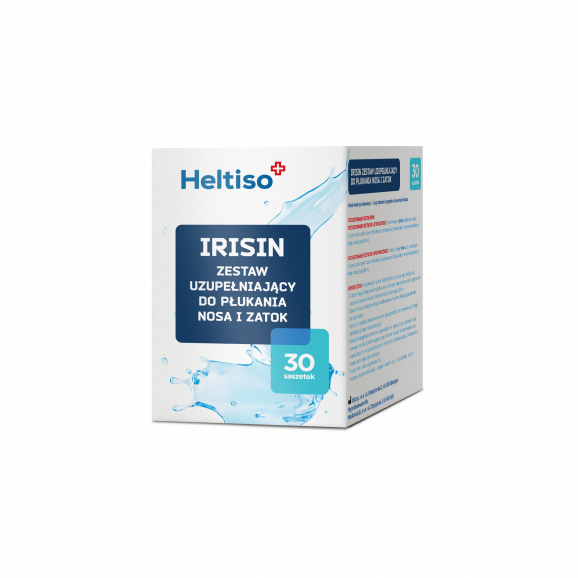 Heltiso Irisin Zestaw uzupełniający do płukania nosa i zatok (30 saszetek) - zdjęcie produktu