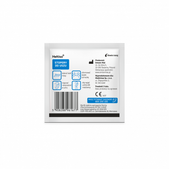 Heltiso Stopery przeciwhałasowe do uszu (1 para) - zdjęcie produktu