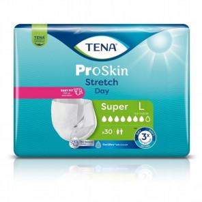 TENA ProSkin Stretch Day Super, pieluchomajtki na dzień, rozmiar L (30 sztuk) - zdjęcie produktu