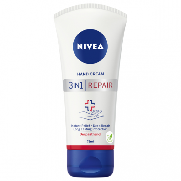 Nivea 3w1 Repair Hand Cream regenerujący krem do rąk (75 ml) Nivea 3w1 Repair Hand Cream regenerujący krem do rąk (75 ml) - zdjęcie produktu