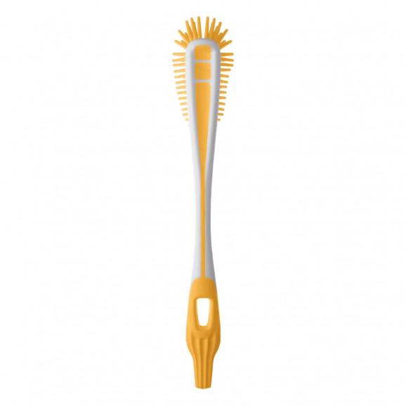 MAM Soft Brush miękka szczotka do butelek i smoczków, żółta, 1 sztuka - zdjęcie produktu