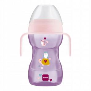 MAM Kubek niekapek 8+ Fun to Drink Cup 270 ml - kolor różowy - zdjęcie produktu