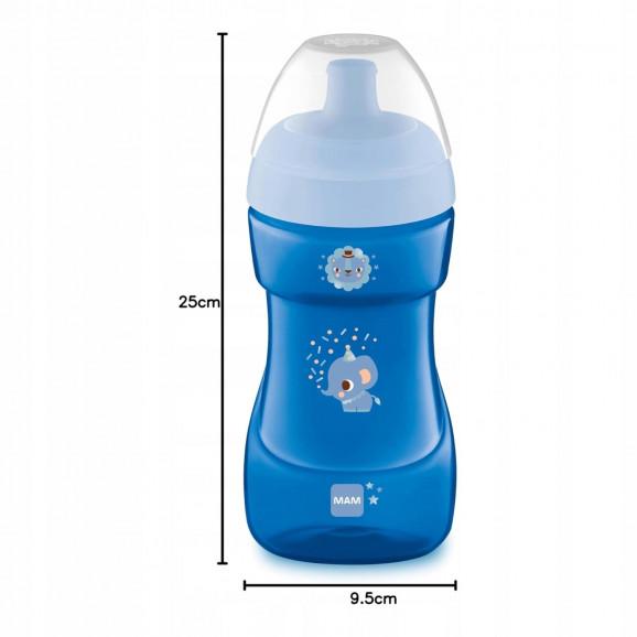 MAM Kubek niekapek 12m+ Sports Cup 330 ml - kolor niebieski - zdjęcie produktu