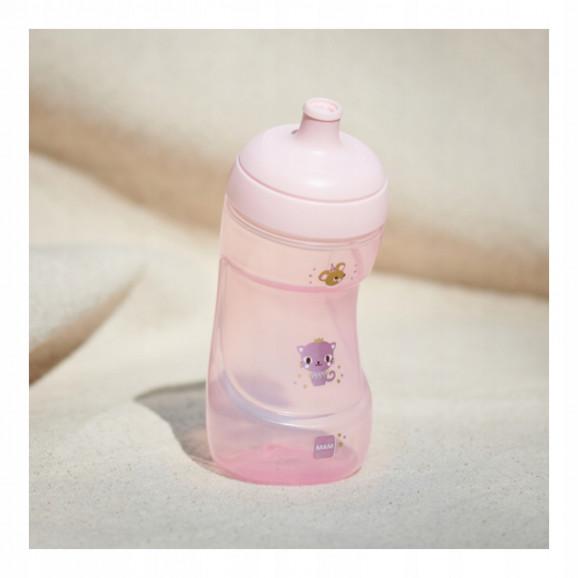 MAM Kubek niekapek 12m+ Sports Cup 330 ml - kolor różowy - zdjęcie produktu