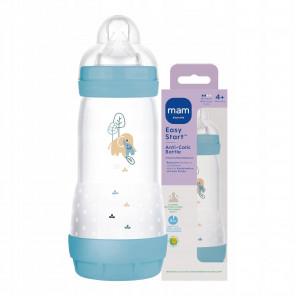 MAM Butelka antykolkowa Perfect Start 4m+ 320 ml Planet Love Boy - zdjęcie produktu