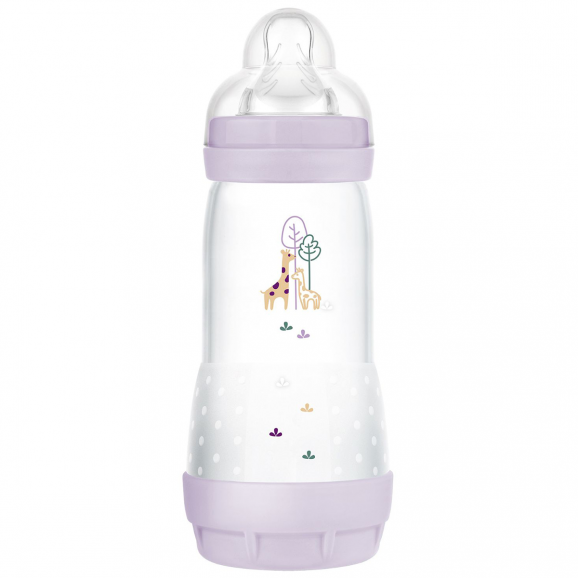 MAM Butelka antykolkowa Perfect Start 4m+ 320 ml Planet Love Girl - zdjęcie produktu