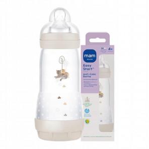MAM Butelka antykolkowa Perfect Start 4m+ 320 ml Planet Love Unisex - zdjęcie produktu
