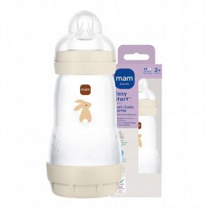 MAM Butelka antykolkowa Perfect Start 2m+ 260 ml Grounding in Nature Unisex - zdjęcie produktu