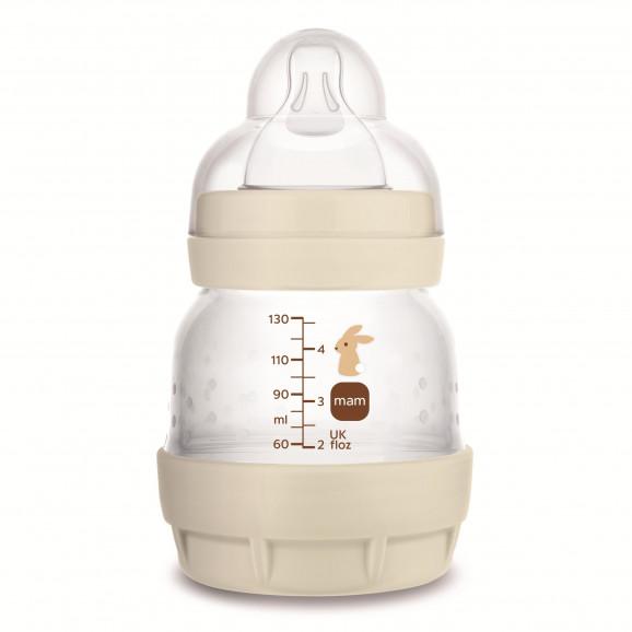 MAM Butelka antykolkowa Perfect Start 0m 130 ml Grounding in Nature Unisex MAM Butelka antykolkowa Perfect Start 0m 130 ml Grounding in Nature Unisex - zdjęcie produktu