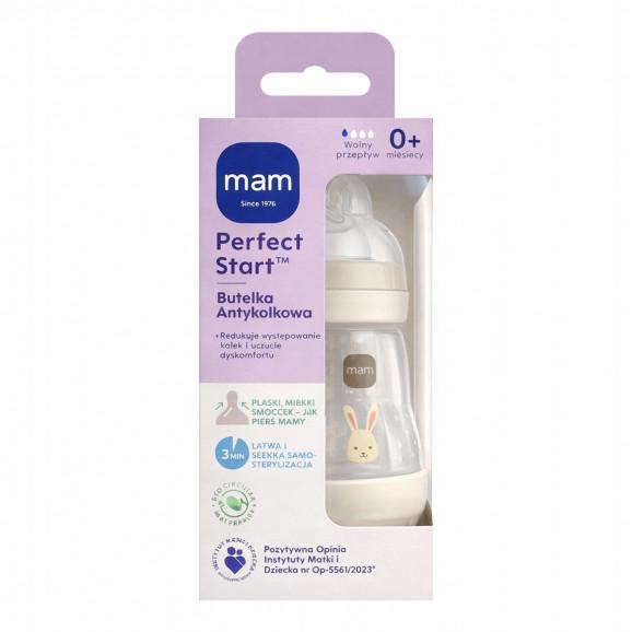 MAM Butelka antykolkowa Perfect Start 0m+ 160 ml Grounding in Nature Unisex - zdjęcie produktu